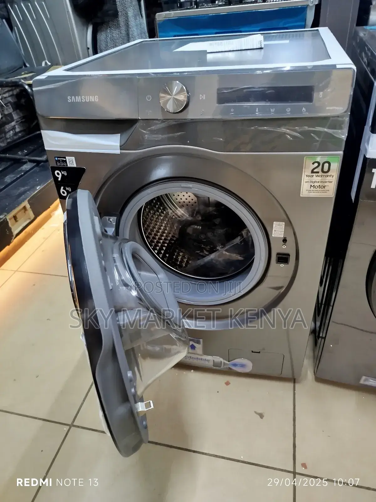 Samsung Wd90t554dbn Front Load Washer Dryer, 9/6 Kg