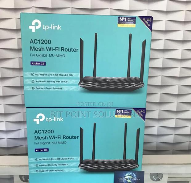 Tp-Link Arche C6 Ac1200 Wireless Gigabit Router - Archer C6 - main view