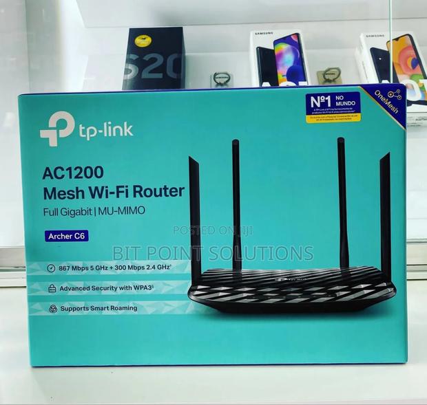Tp-Link Arche C6 Ac1200 Wireless Gigabit Router - Archer C6 - thumbnail 3