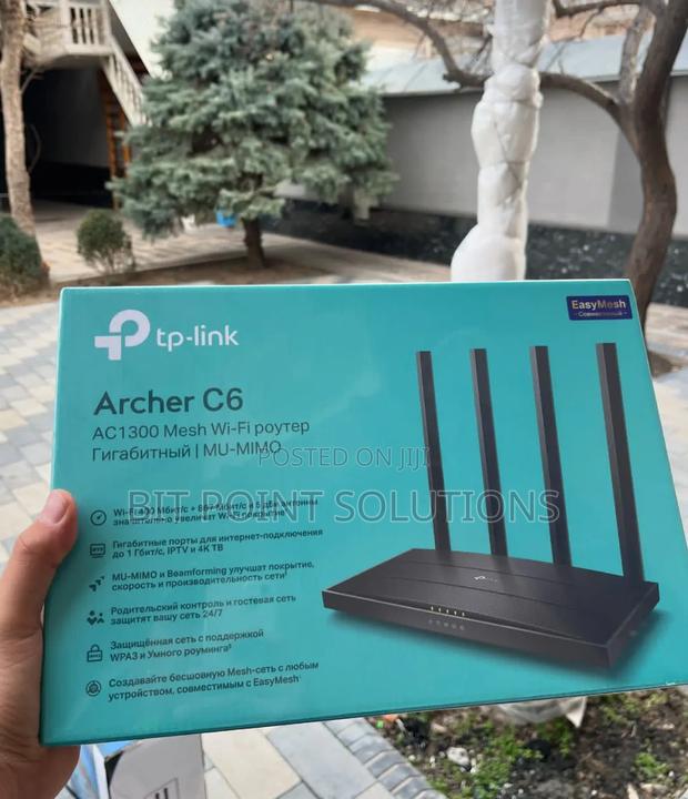 Tp-Link Arche C6 Ac1200 Wireless Gigabit Router - Archer C6 - thumbnail 4