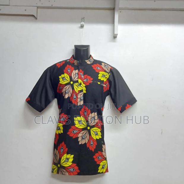 Ready Made Men Ankara Shirts Medium Size