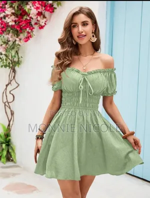 Offshoulder Stylish Summer Dress. Beachvibes