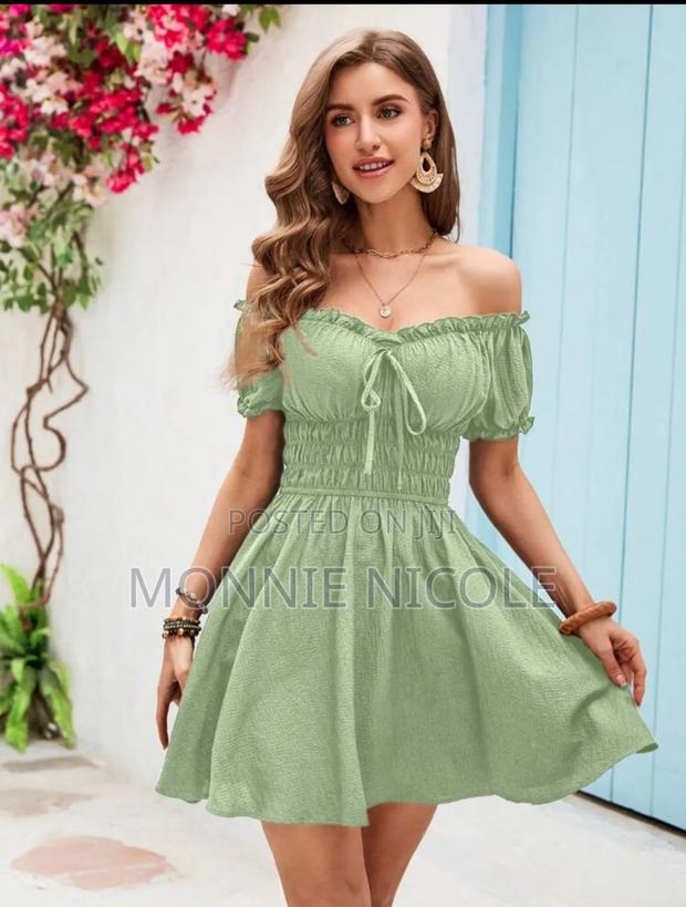 Offshoulder Stylish Summer Dress. Beachvibes