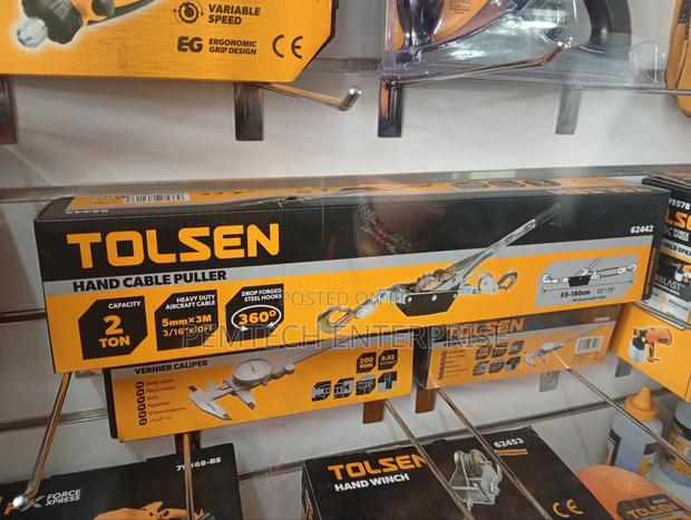 Tolsen,Hand Cable Puller,62442,2 Ton,5mm Х 3m - thumbnail 4