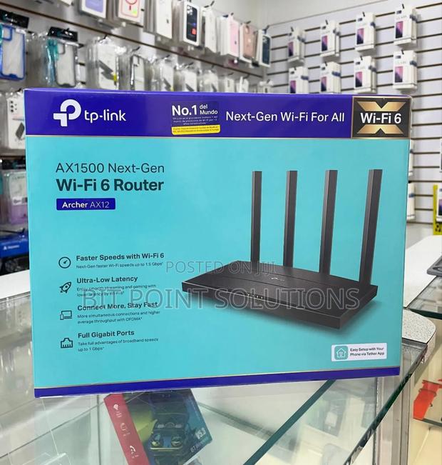 Tp-Link Archer Ax12 Wifi 6 Router Ax1500 // Ax12 Next-Gen