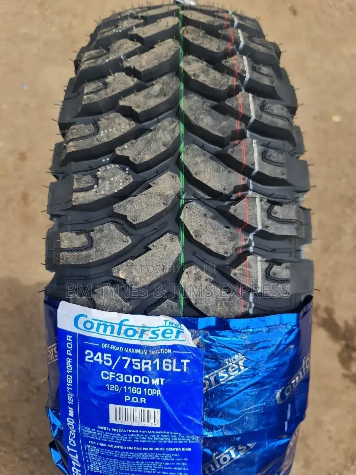 245 /75 R16 Comforser Tyres (Mt)