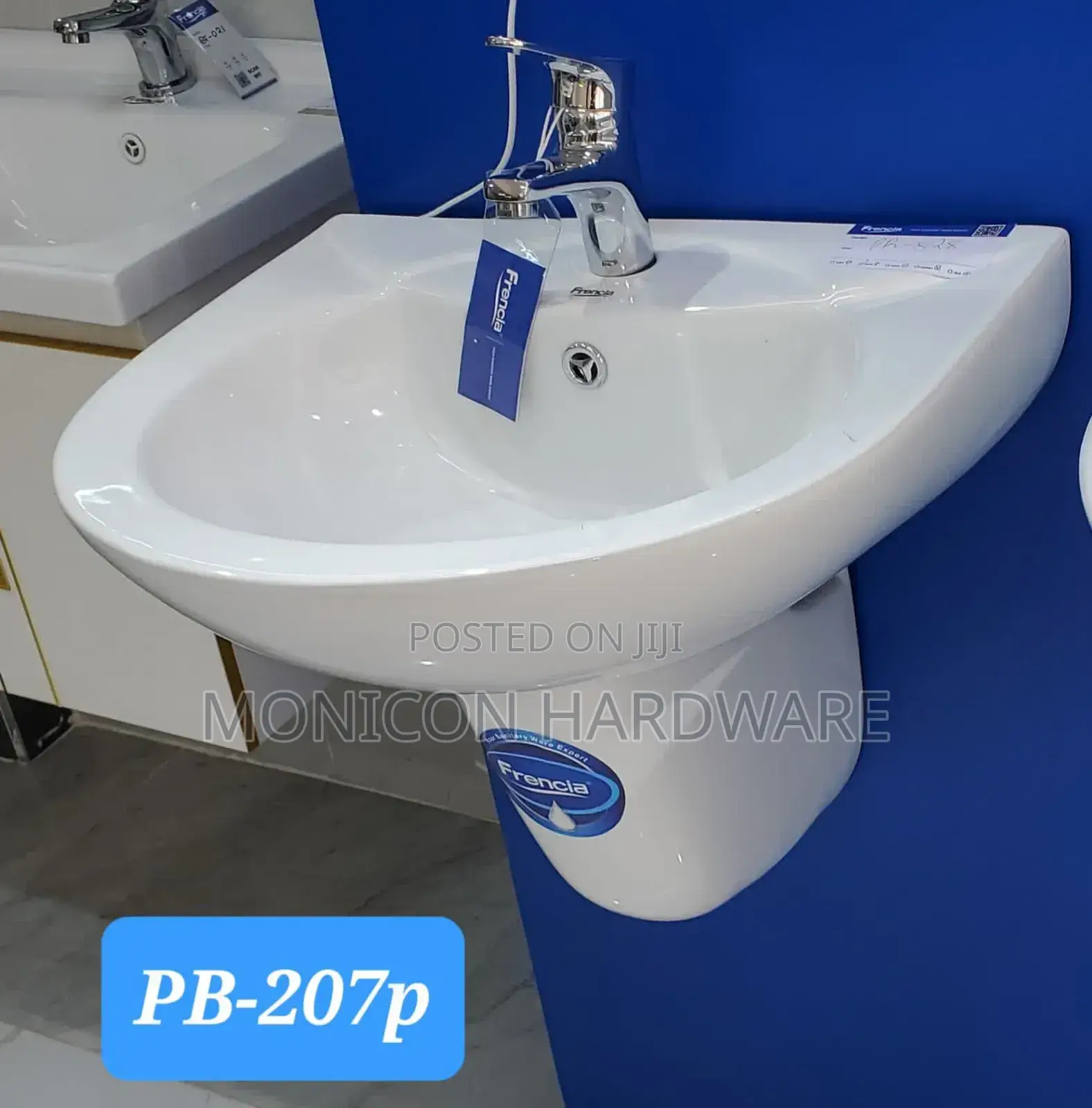 Wall Hung Semi Pedestal Hand Wash Basin
