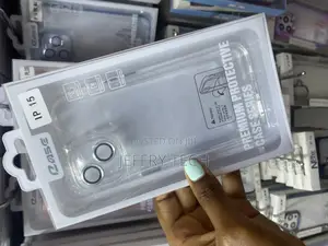 Glimall iPhone 15 Clear Case With Camera Lens Protector