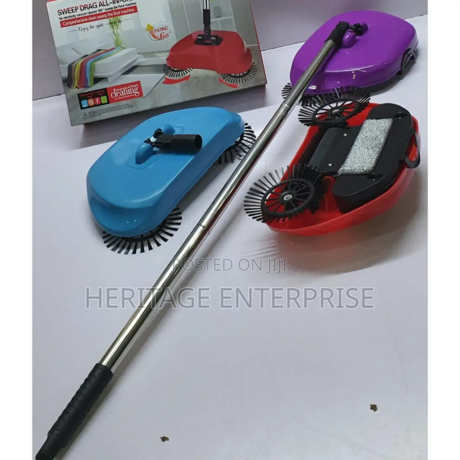 Mopper, 3in 1 Sweeping Brush