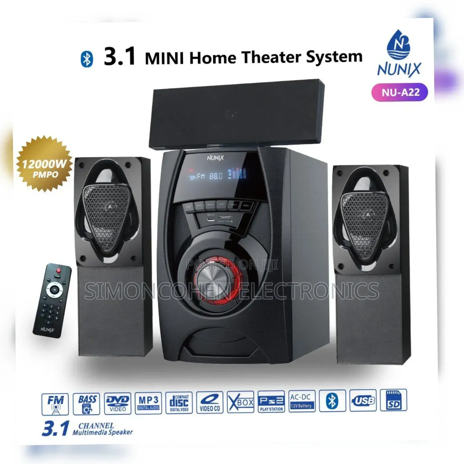Nunix Mini Home Theatre Sound System