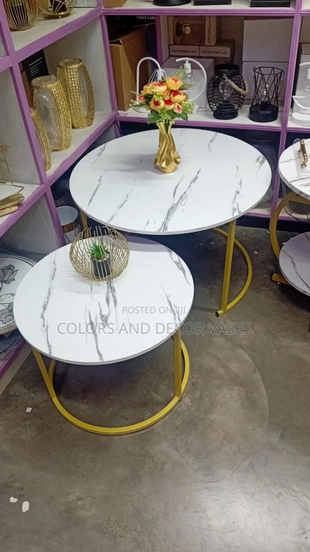 Set of 2 Decor Tables MDF - main view