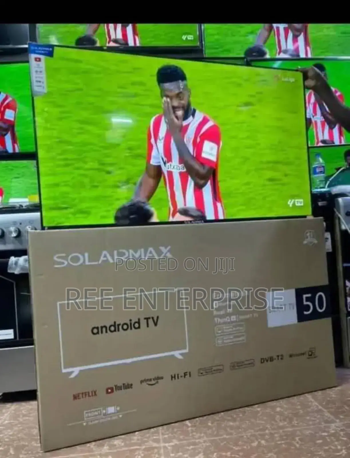 Brand New 50 Inches Solarmax Smart Android Tv
