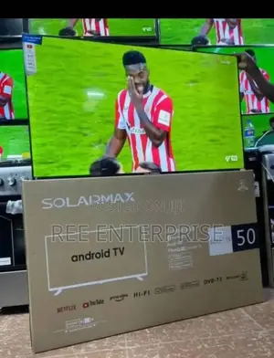 Brand New 50 Inches Solarmax Smart Android Tv