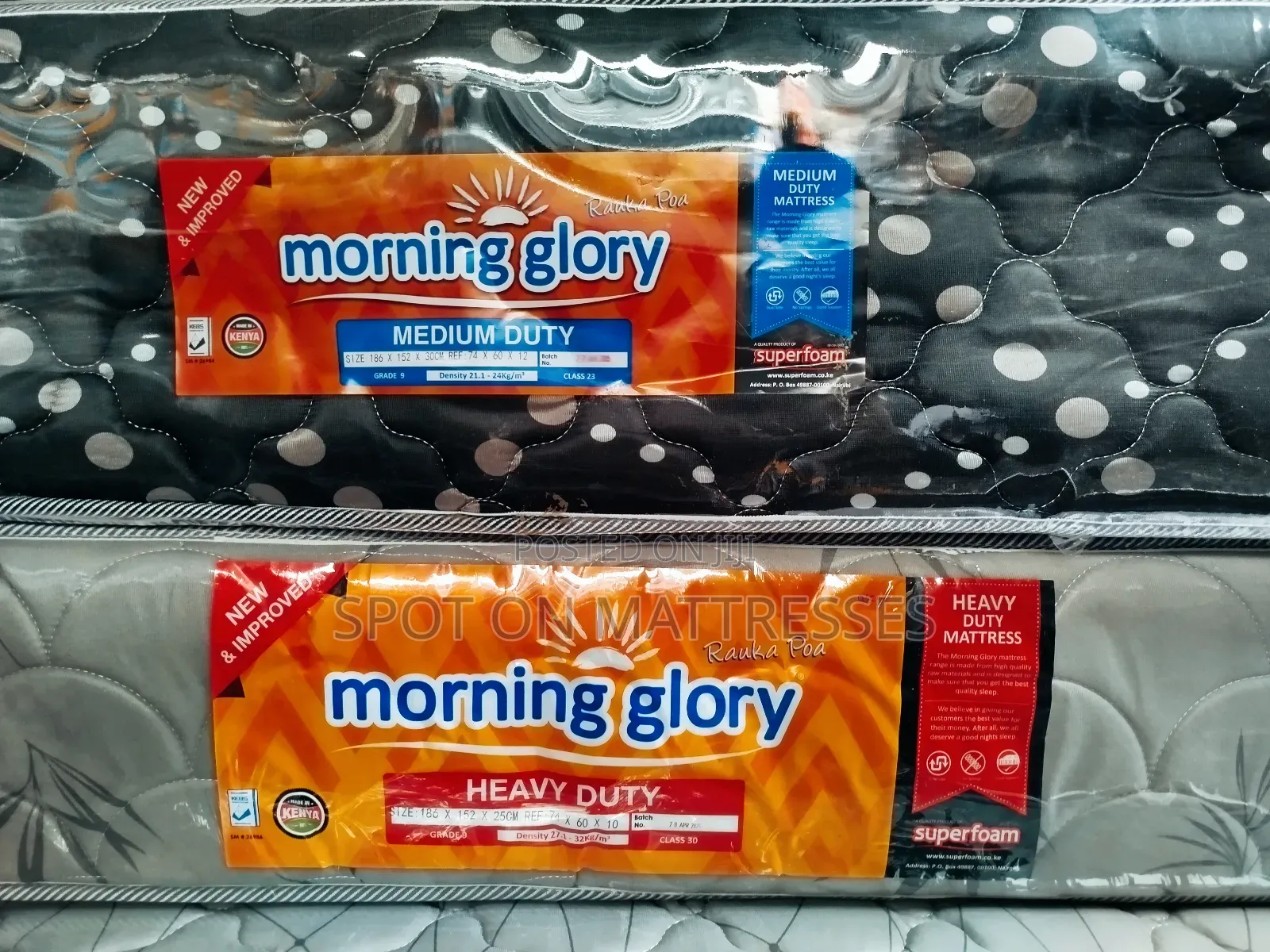 10inch Thick Hd and Md Quilted Mattresses - Free Delivery!