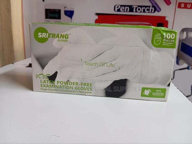 Latex Powder Free Gloves - main view