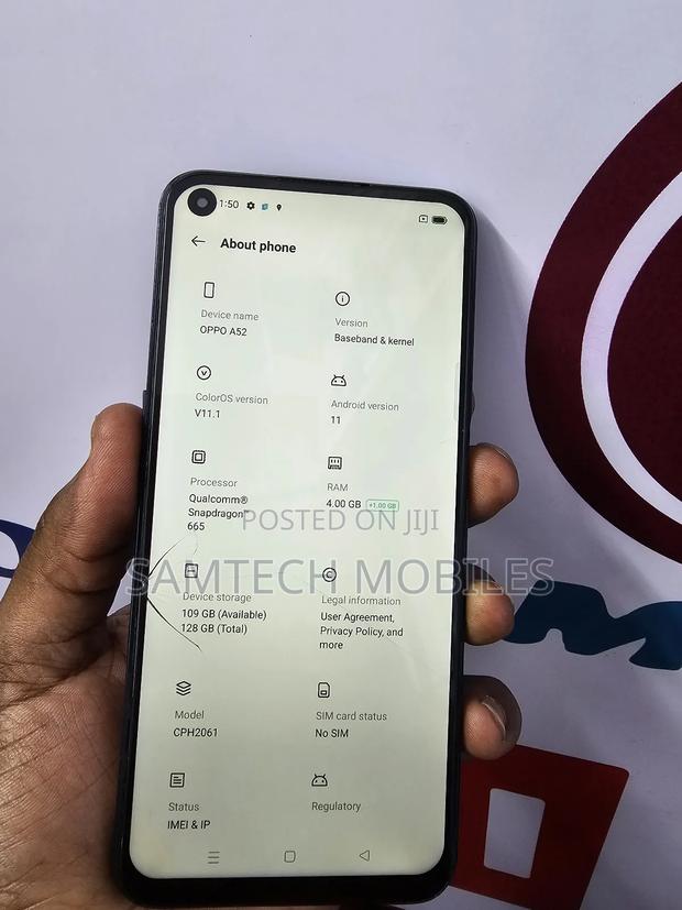 Oppo A52 128 GB Gray - thumbnail 4