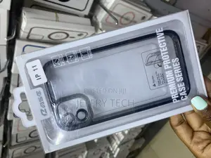 Zezhou iPhone 11 Clear Case Electroplated Edge Slim-Black
