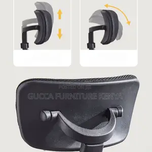 Office Chair:Textile Upholstered Task Chair, Fixed Armrests