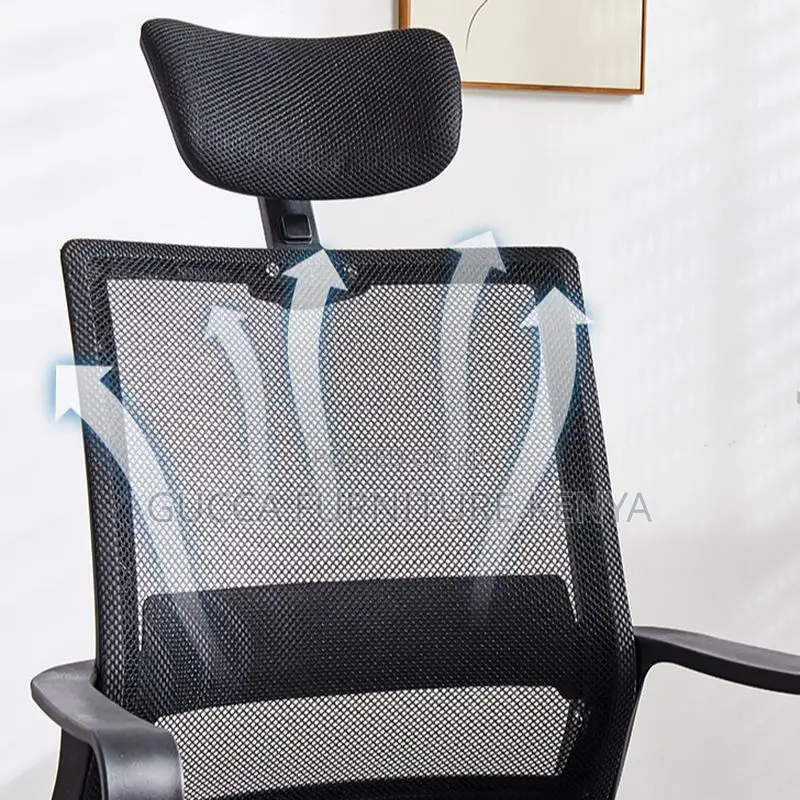 Office Chair:Textile Upholstered Task Chair, Fixed Armrests