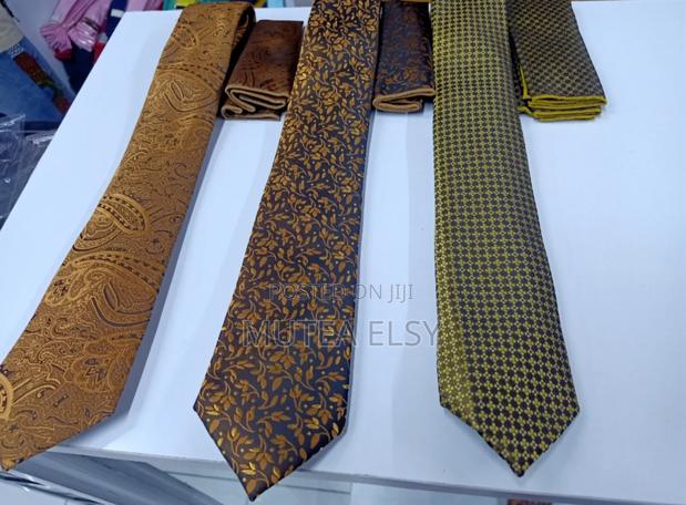 Golden Executive Tie Sets - thumbnail 2