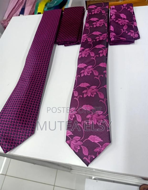 Furschia Executive Geometric Tie Sets - main view