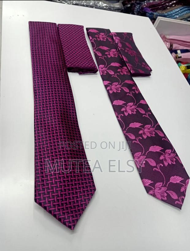 Furschia Executive Geometric Tie Sets - thumbnail 2