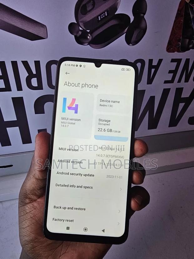 Xiaomi Redmi 13C 128 GB Black - thumbnail 4