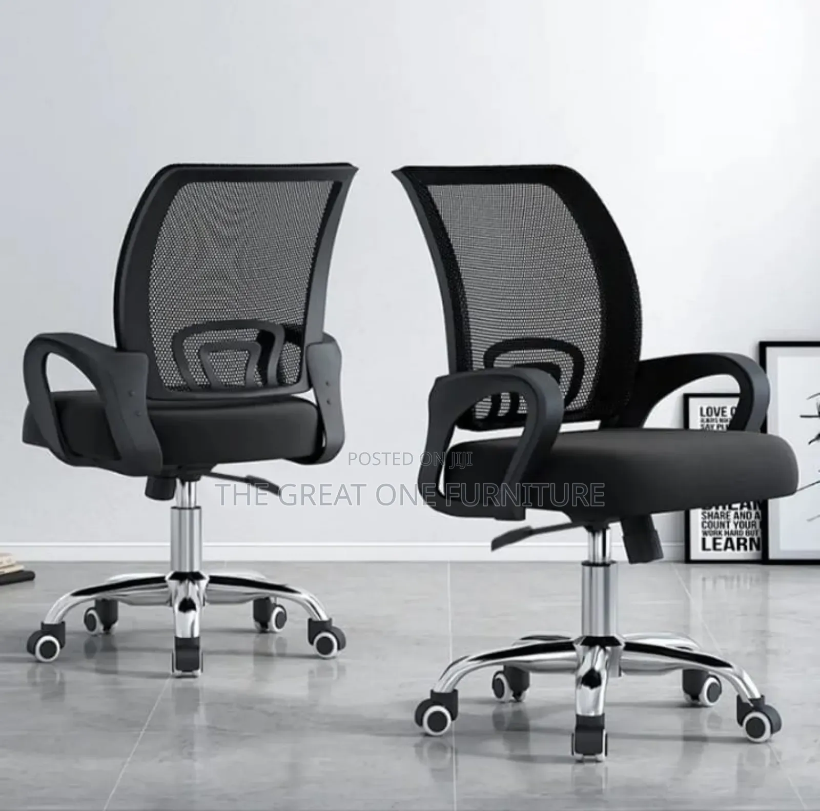 Black Swivel Mesh Office Chair Rtd4e