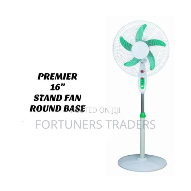 Premier Stand Fan Heavy Duty Round Base.