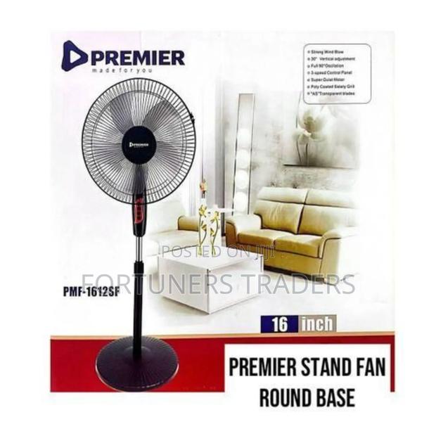 High Quality Premier Stand Fan Round Base.