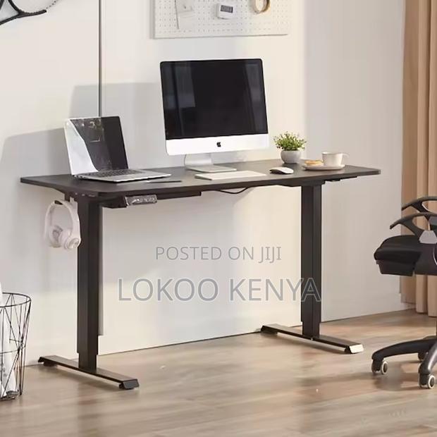 Office Desk: Pop-Up Electric Height Office Desk - main view