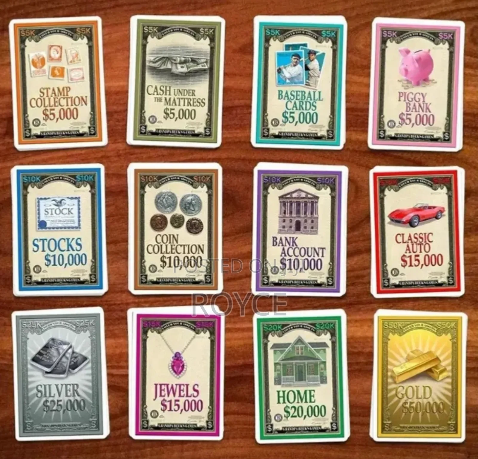 Cover Your Assets Card Game
