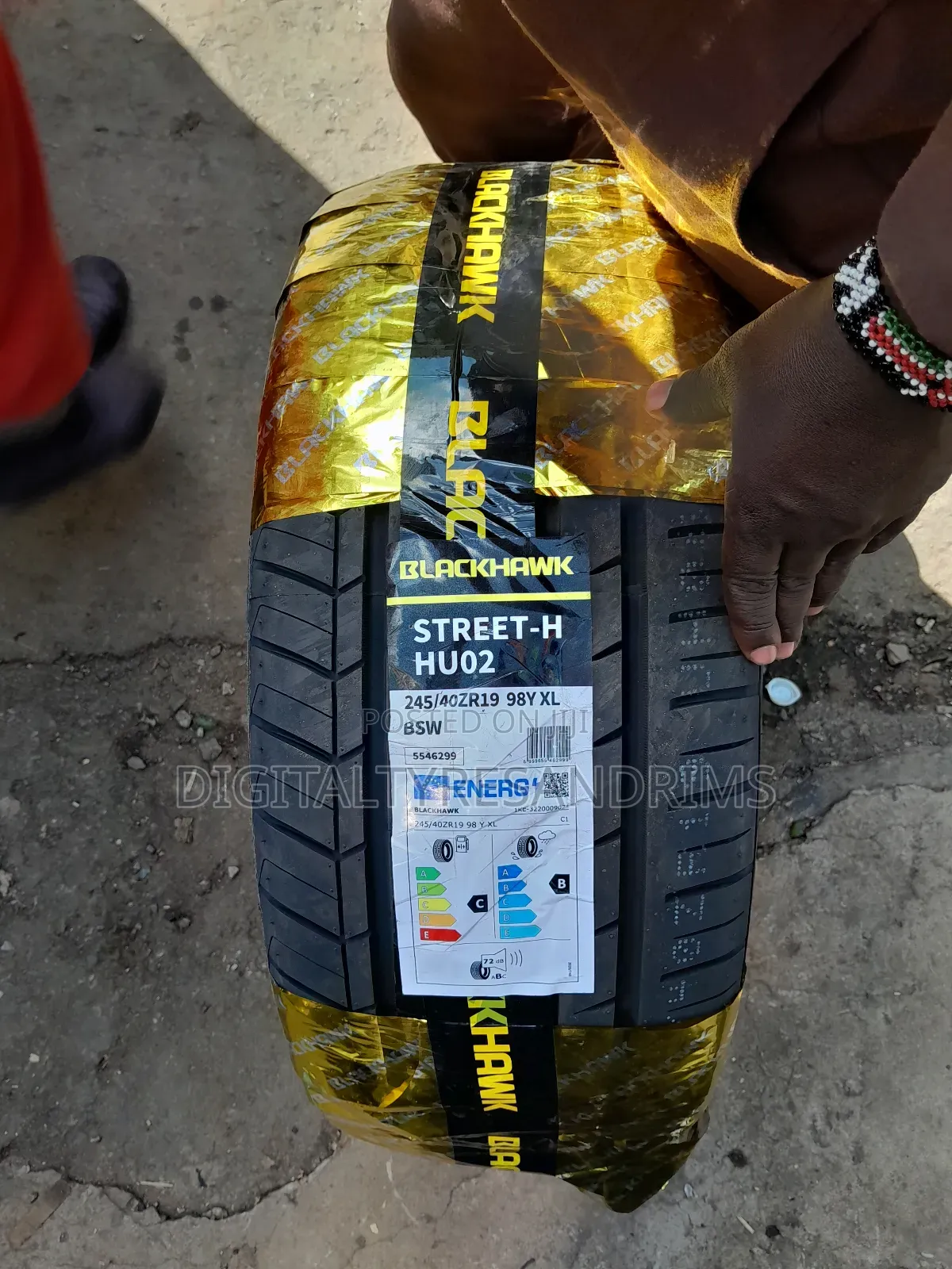 245/40r19 Blackhawk Tyres Brand New