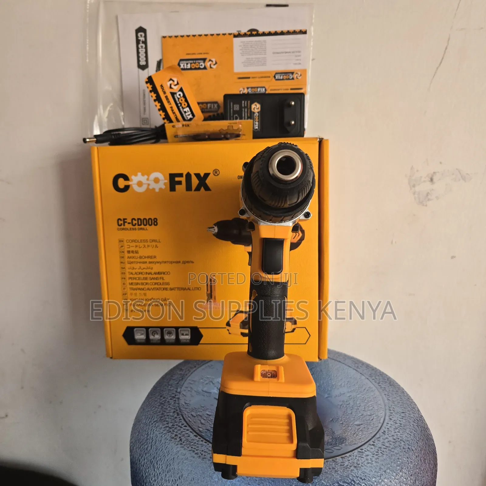Cordless Drill 20v Coofix Rechargeable Battery Charger