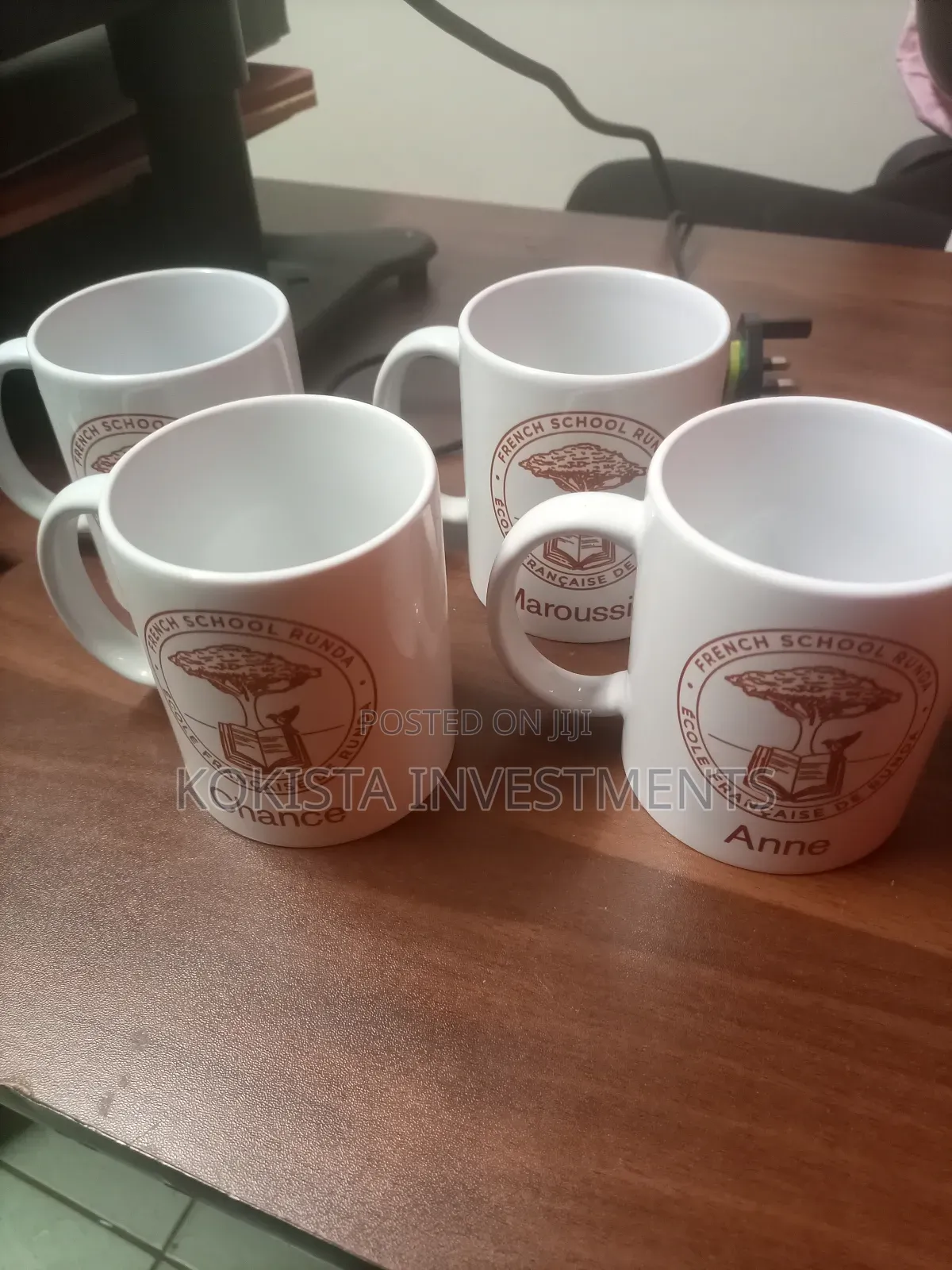 Normal White Mugs Printed