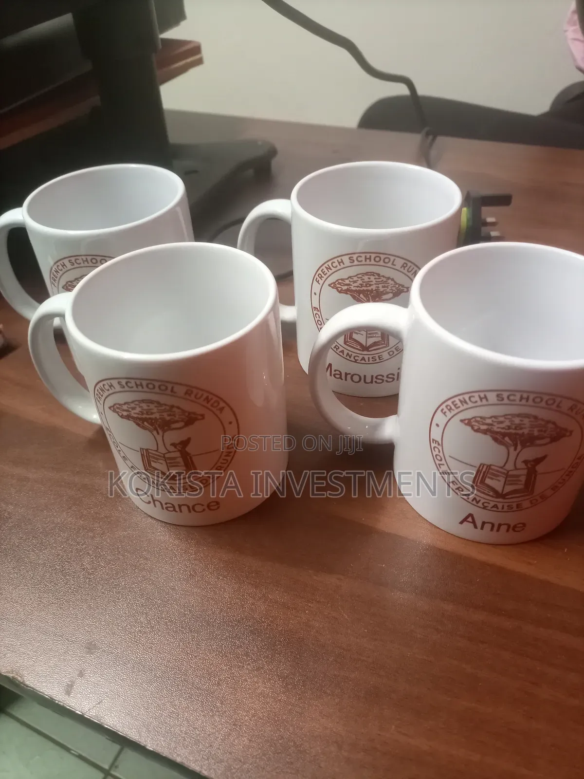 Normal White Mugs Printed