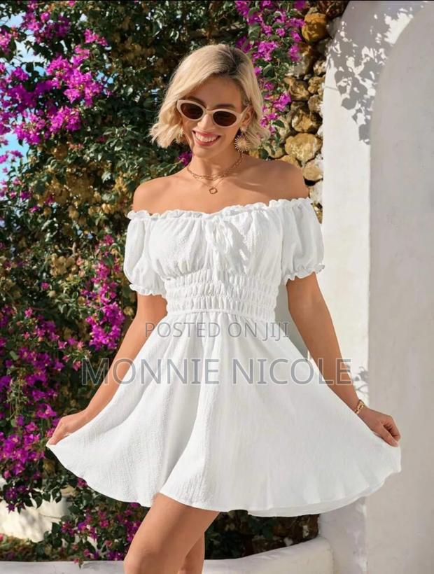 White Simple Chic Sundress - main view