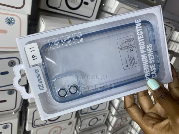 Pelikan iPhone 11 Clear Macaron Shockproof Case-Blue - thumbnail 2