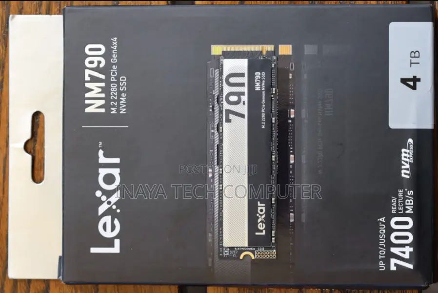 Lexar Lnm790 Internal SSD M.2 Pcie Gen 4*4 Nvme 2280 - 4tb