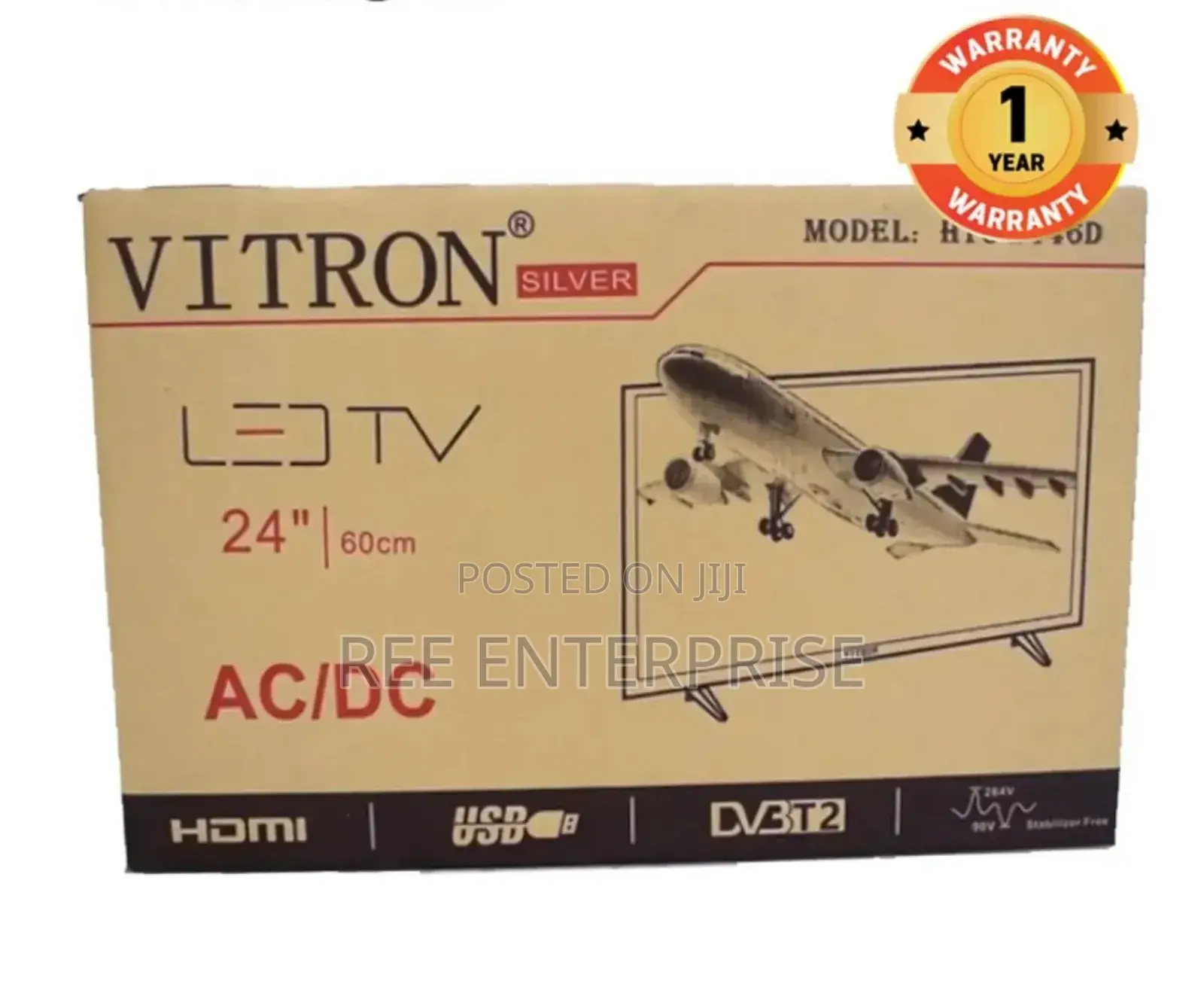 Vitron 24” Brown Box Ac/Dc