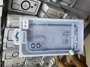Shamo's iPhone 12 Clear Case Lightweight, Transparent-Blue