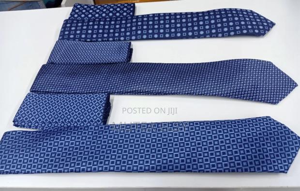 Skyblue Executive Geometric Tie Sets - main view