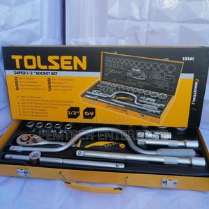 Tolsen 15141 24-Piece 1/2" Socket Set - thumbnail 2