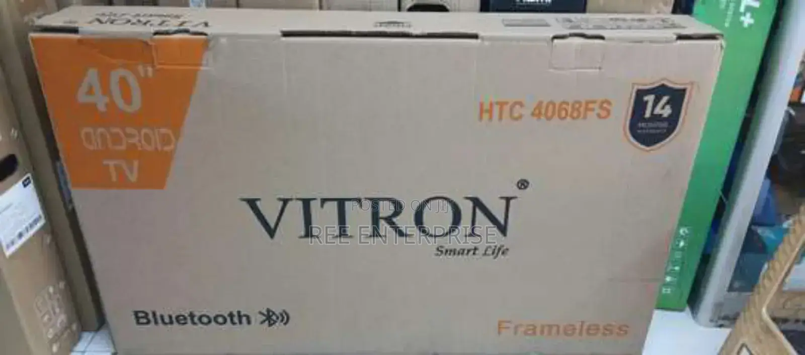 Frameless Vitron 40" Smart Android Bt
