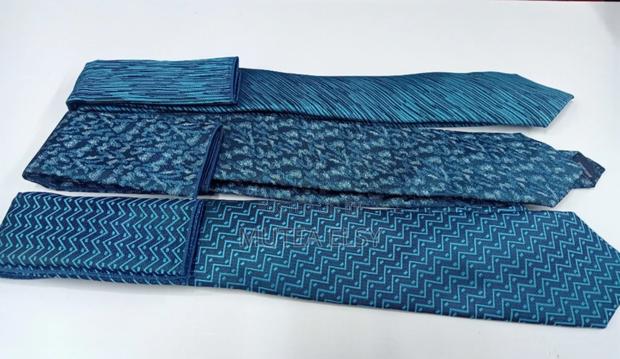 Parliament Blue Executive Geometric Tie Sets - thumbnail 2