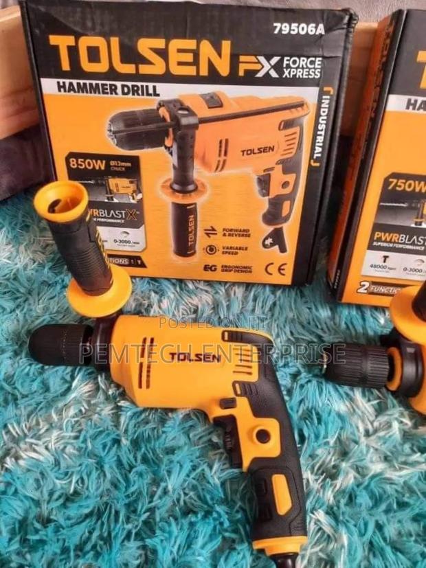 Impact Drill 230v, 850w Tolsen - thumbnail 2