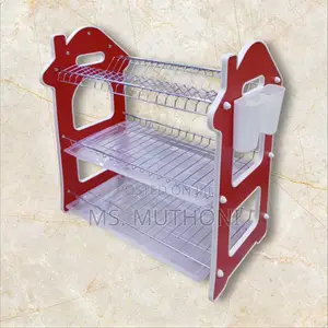 3layered Wooden Sided Dishracks