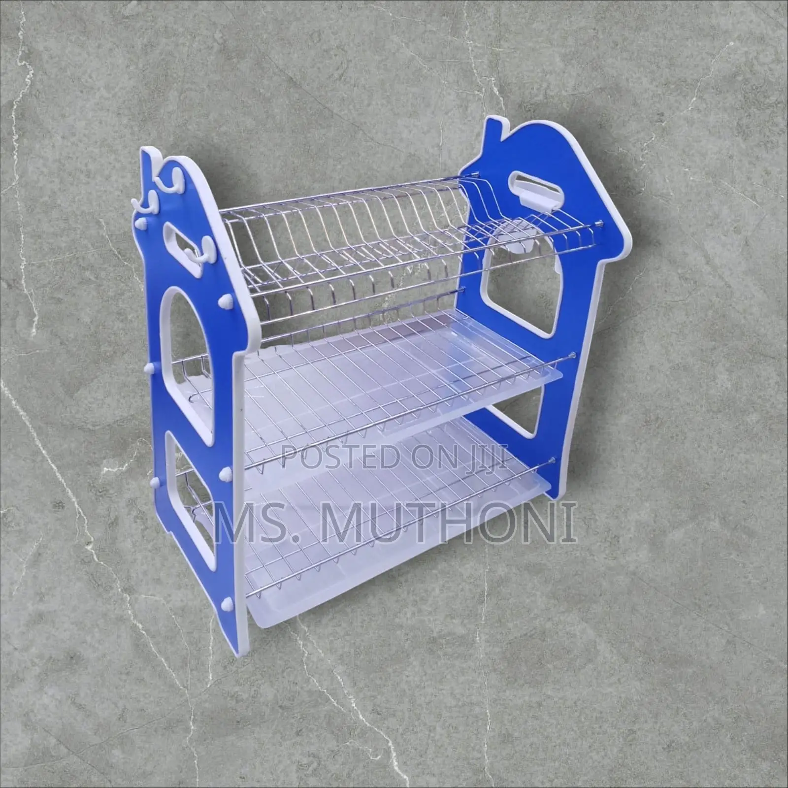 3layered Wooden Sided Dishracks
