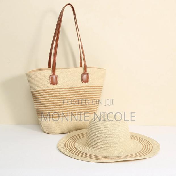 Designer Beach Bag Plus Summer Cap - thumbnail 2