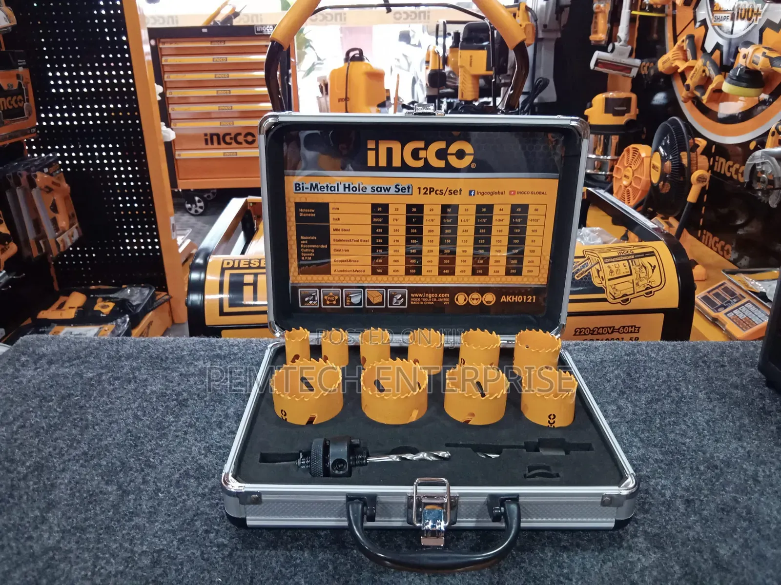 12-Piece Metal Bit Set Ingco Bits